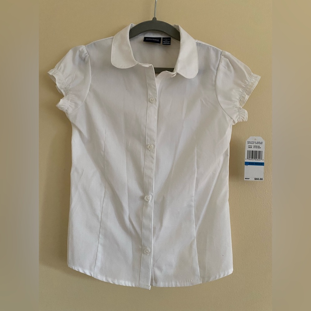 Nautica School Uniform white shirt